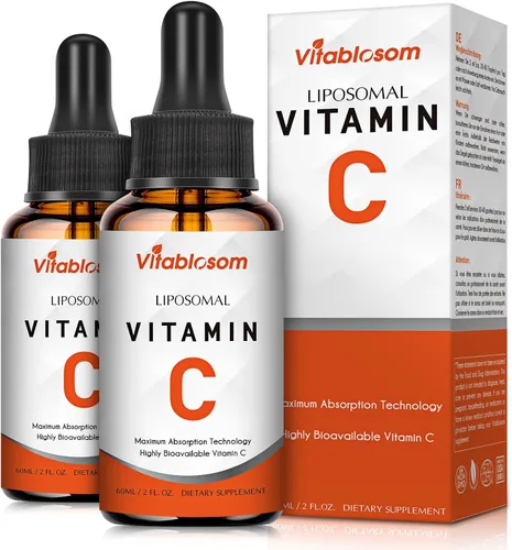 Miniatura 10 de Vitablosom Vitamina C Liposomal 2000mg Líquido para Adultos, Alta Absorción de VIT C, Maximiza la Vitamina C, Bueno para el Sistema Inmune