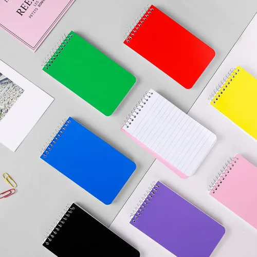 Miniatura 5 de Cuadernos pequeños, cuaderno de bolsillo de 3 x 5, bloc de notas en espiral, bloc de notas para oficina, hogar, escuela, papel rayado a rayas