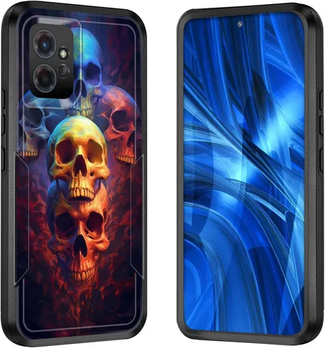 Miniatura 89 de Funda para Moto G 5G 2023, [probada en caídas de grado militar], resistente, resistente, resistente, a prueba de golpes, funda protectora