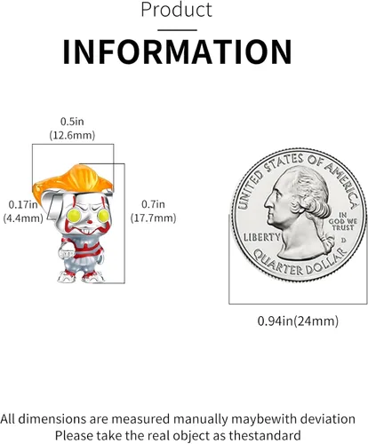Miniatura 4 de Pennywise - Dije de payaso para pulsera Pandora de plata de ley 925 regalo de terror para mujer pulseras de plata de ley para mujer regalos