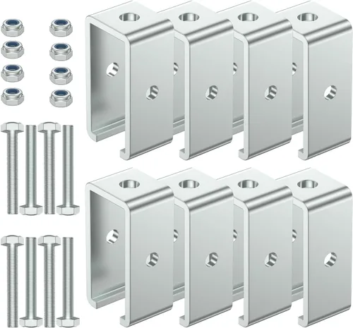 Miniatura 10 de SKTREX Conector de canal de puntal extendido para montaje en canal de puntal de 1-5/8" de ancho y 1-5/8" de altura
