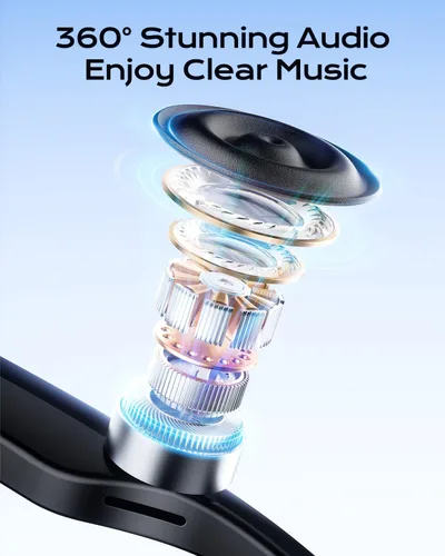 Miniatura 11 de XO Simple is Beauty Gafas inteligentes con Bluetooth, micrófono y altavoces incorporados, gafas de sol inalámbricas inteligentes con auriculares