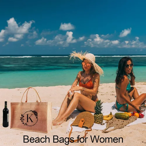 Miniatura 4 de A-Z - Bolsas grandes con iniciales con monograma para mujeres, regalos de agradecimiento para profesores, madres para el día de la madre