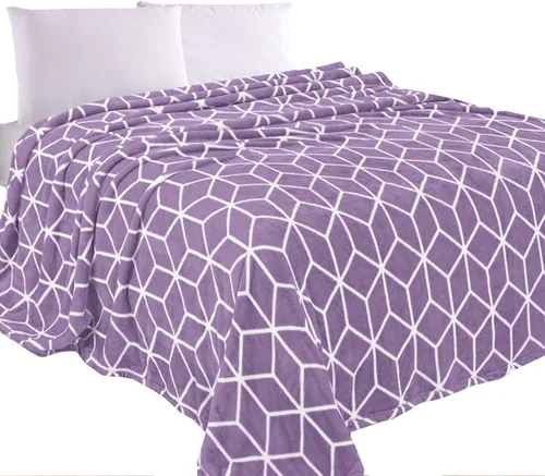 Miniatura 26 de Elegant Comfort Manta de Lujo con Sensación de Terciopelo, Manta Ligera para Todas las Estaciones, Ultra Suave, de Felpa de Forro Polar de Franela