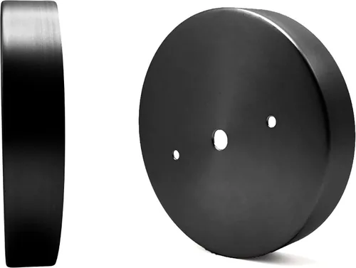 Miniatura 3 de ECUDIS Kit de toldo de luz colgante, placa de cubierta de lámpara de techo de 4.7 pulgadas con accesorios de montaje para candelabro, toldo de Negro