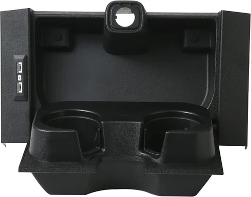 Miniatura 3 de Asiento central de banco dividido Portavasos delantero compatible con Ford F150 2015-2017 Reemplazo # FL3Z1813562AT FL3Z-1813562-AT (delantero)
