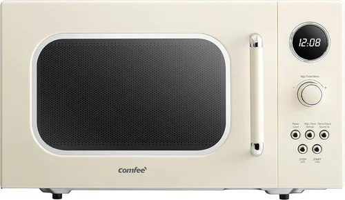 Miniatura 8 de COMFEE' CM-M093ARD - Horno microondas retro con 9 programas preestablecidos, cocción rápida de varias etapas, función de reinicio del plato