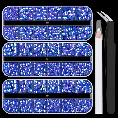 Miniatura 11 de 30000 diamantes de imitación de resina para deslumbrar con pegamento de joyería B7000, gemas de imitación doradas para manualidades, ropa, vasos
