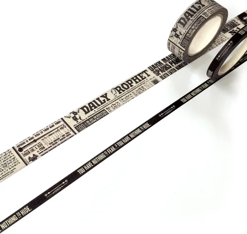 Miniatura 6 de Paper House Productions Harry Potter - Juego de 2 rollos de cinta washi decorativa para álbumes de recortes y manualidades, mapa de merodeadores