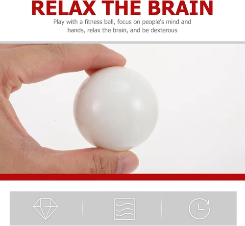 Miniatura 4 de Healifty Pelota de fitness de masaje de mármol, rodillo de bola de masaje de mano de 2.09 pulgadas para relajación muscular y ejercicio de terapia