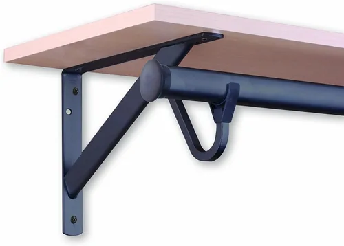 Miniatura 3 de John Sterling, Bronze Closet-Pro HD RP-0495-BRZ - Estante resistente y soporte de varilla