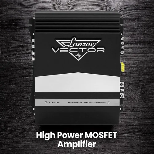 Miniatura 7 de Lanzar Jovial - Amplificador estéreo para automóvil de 2 canales, 36 W, alta potencia, sonido de audio de 2 canales, caja de amplificador de altavoz