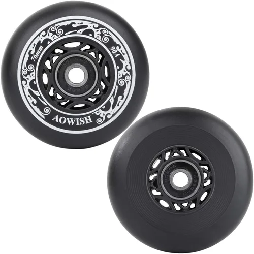 Miniatura 2 de Ruedas Ripsurf 90a de 2.992 in con rodamientos ABEC-9 para RipStik DLX Caster Board, Deluxe Junior Skateboard, patineta giratoria de 2 ruedas