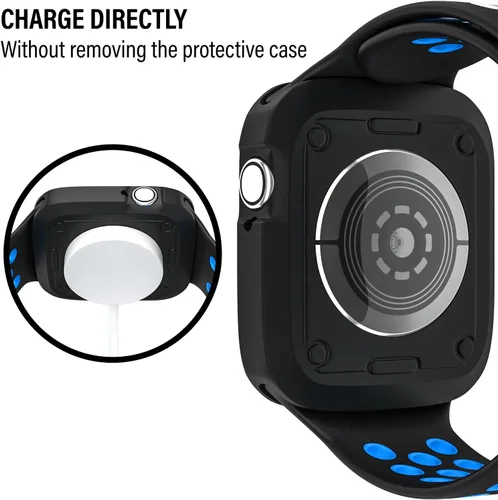 Miniatura 4 de Funda protectora exclusiva D & K de 1.5 pulgadas, compatible con Apple Watch, iWatch y relojes GPS, para hombres, mujeres y niños, iWatch 6/5/4/SE