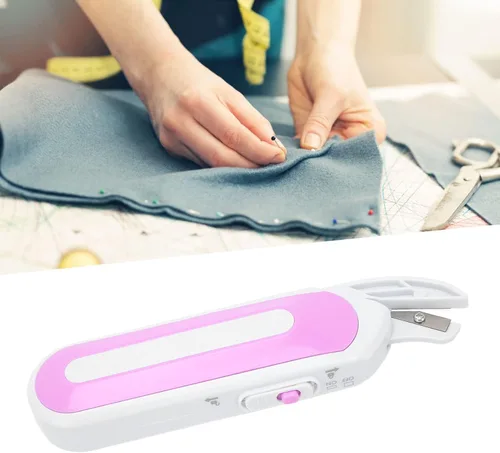 Miniatura 8 de Tijeras eléctricas inalámbricas para cortar cartón de tela, mango ergonómico, dos fuentes de alimentación, mini tijeras portátiles herramienta