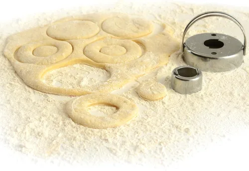 Miniatura 5 de Norpro Cortador de rosquilla/galleta/galleta de acero inoxidable con centro extraíble de 2.75 pulgadas/2.8 in