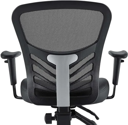 Miniatura 9 de Modway silla de oficina articulada, color verde, Vinilo, Vinilo negro