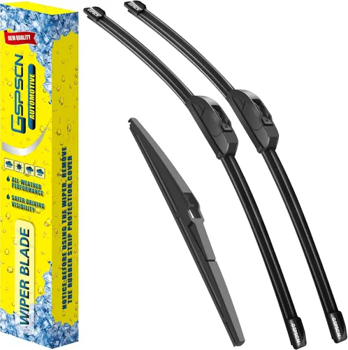 Miniatura 14 de GSPSCN 2 limpiaparabrisas de repuesto para Cooper R55, R56, R57, 2013, 2014, 2015, 19 + 18 pulgadas (juego de 2)