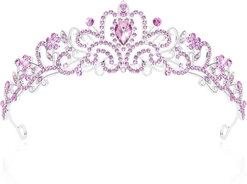 Miniatura 23 de CIEHER - Tiaras y coronas para mujeres y niñas - Regalos de corona para novia, boda, graduación, cumpleaños y Navidad