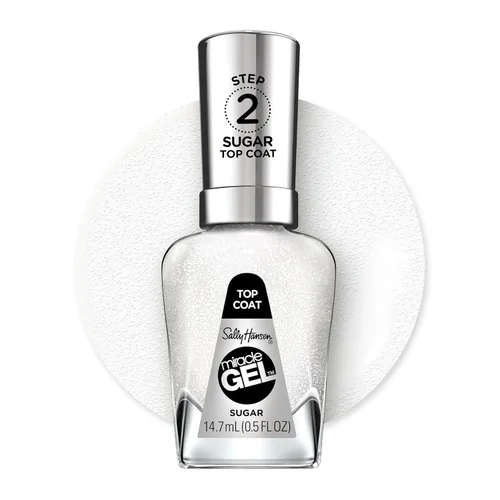 Miniatura 20 de Sally Hansen Miracle Gel™, capa superior mate 102, de larga duración, fórmula tipo gel, sin necesidad de lámpara UV, esmalte de uñas transparente
