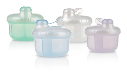 Miniatura 8 de Nuby - Dispensador de leche en polvo, colores pueden variar, 3 compartimentos