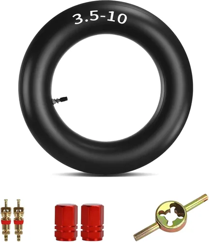 Neumático de tubo interior de 3.50-10 3.50 x 10 pulgadas, válvula de boca recta para ciclomotor, motocicleta, scooters, Pit Dirt Bike