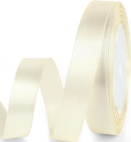 Miniatura 20 de Cinta de satén de 5/8" x 100 yardas - Cinta de seda naranja otoñal con carrete - Ideal para envolver regalos, ramos florales, manualidades