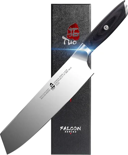 Miniatura 14 de TUO Cuchillo de filete, cuchillo profesional para deshuesar peces de 7 pulgadas para recortar carne y aves de corral, hoja flexible, acero alemán