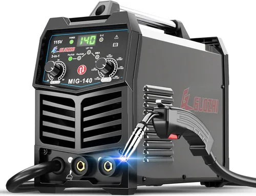 Miniatura 9 de GZ GUOZHI Soldadora MIG de 200A, 7 en 1 Gas MIG/MAG/MIG sin Gas con Núcleo Fundente/TIG por Elevación/Electrodo/Soldadura por Puntos/Pistola