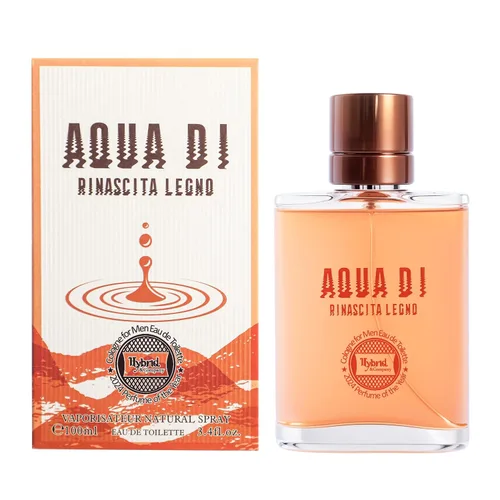 Hybrid & Company Aqua Di Rinascita Lecno para hombre Eau De Parfum Vaporisateur Natural Spray 3.4 Fl Oz