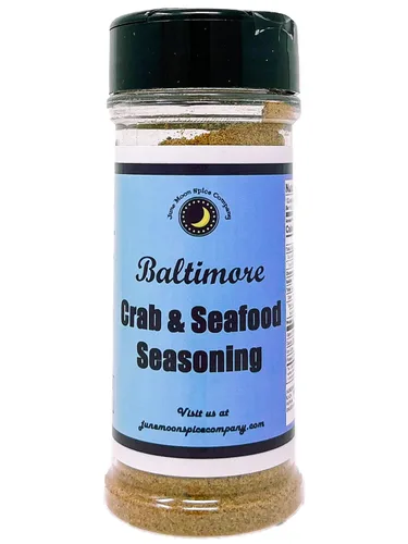 Condimento de cangrejo y mariscos Baltimore | Coctelera grande | Sin calorías | Sin grasa | Sin azúcar | Fabricado en lotes pequeños | Premium |