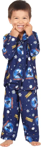 Miniatura 5 de The Polar Express - Conjunto de pijama para niños pequeños con botones al frente