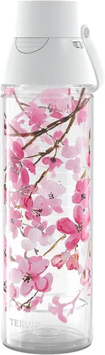 Miniatura 13 de Vaso térmico japonés de flor de cerezo de 24 onzas con tapa Clásico