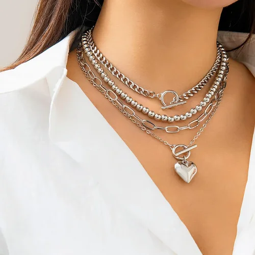 Miniatura 105 de Long tiantian Collares en capas para mujer, joyería occidental para mujer, collar de moneda apilable, collar de país, moderno, bohemio, verano