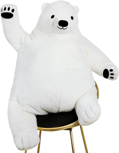 Miniatura 8 de SNOWOLF Djungelskog Oso Gigante de Simulación Juguete de Oso de Peluche Animal de Peluche Muñeca de Felpa Enorme Tierno Oso Negro de Vida Silvestre