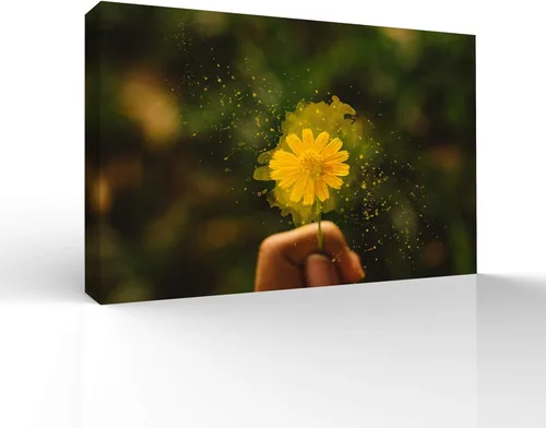 Miniatura 9 de wall26 Canvas Wall Art Beautiful Flowers Pictures Home Wall Decorations for Bedroom Living Room Paintings Canvas Prints Framed - 32x48 inches