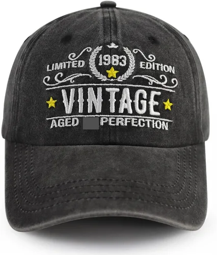 Sombrero vintage de cumpleaños 91, 81, 71, 61, 51, 41, 31, para mujeres y hombres, vintage 1933, 1943, 1953, 1963, 1973, 1983, 1993
