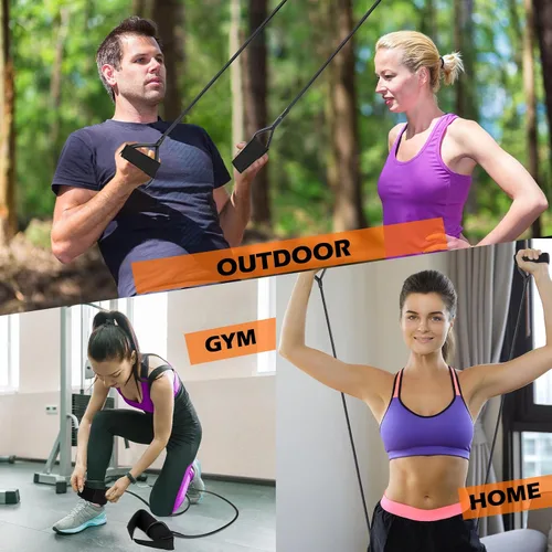 Miniatura 5 de Zomiboo Bandas de béisbol deportivas de resistencia para ejercicio, entrenamiento de fuerza de brazo, softbol, béisbol, lanzamiento