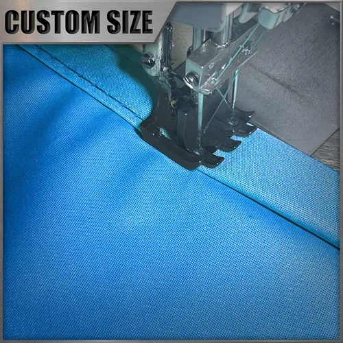 Miniatura 6 de Amgo Toldo impermeable triangular azul de 16 x 16 x 16 pies, toldo tipo vela UPF50+, 95% de bloqueo UV, resistente al agua, patio trasero al aire