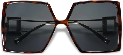 Miniatura 4 de Allarallvr Gafas de sol cuadradas de gran tamaño para mujer, gafas de sol Tetro de moda para mujer, gafas de sol AR82009