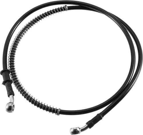Miniatura 13 de X AUTOHAUX 39.4 in AN3 M10 Línea de freno hidráulico para coche, manguera de aceite, 28 ° 28 ° acero inoxidable para coche, motocicleta, motocross