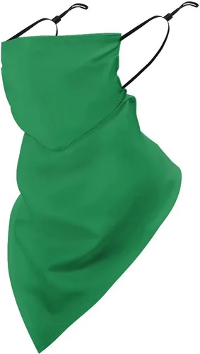 Miniatura 8 de Bufanda de protección solar UV, bufanda triangular reutilizable con lazo para las orejas