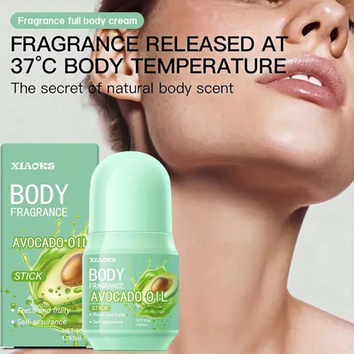 Miniatura 4 de Desodorante de 72 horas para mujeres y hombres, aromas de aguacate, hidratante y nutritivo, diseño compacto portátil para el trabajo/fechas/hogar
