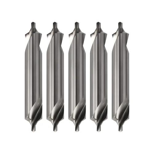 Miniatura 13 de Taladro central estándar A0.5, taladro central DRINYOUNG de acero de alta velocidad de 60 grados (Tipo A, A0.5 10pcs)