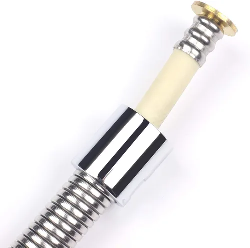 Miniatura 3 de CWM Manguera de acero inoxidable flexible de metal de 18.5 pulgadas para grifos comerciales de fregadero de cocina, reemplazo de manguera flexible