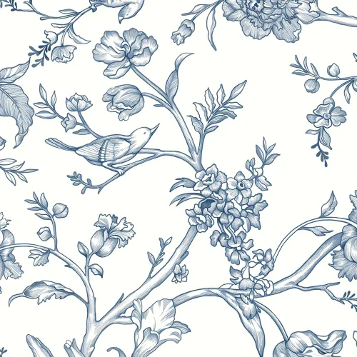 Miniatura 8 de Safiyya Papel Tapiz Despegar y Pegar Floral Vintage Papel de Contacto 17.3" x 78.7" Papel de Pared Amigable para Inquilinos Autoadhesivo Removible