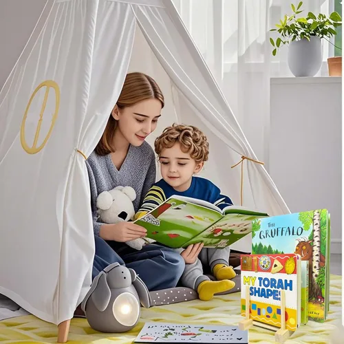 Miniatura 8 de Estantería de madera para niños, 2 unidades, estantes de exhibición de libros para niños, adecuado para habitaciones de niños, guardería y aula