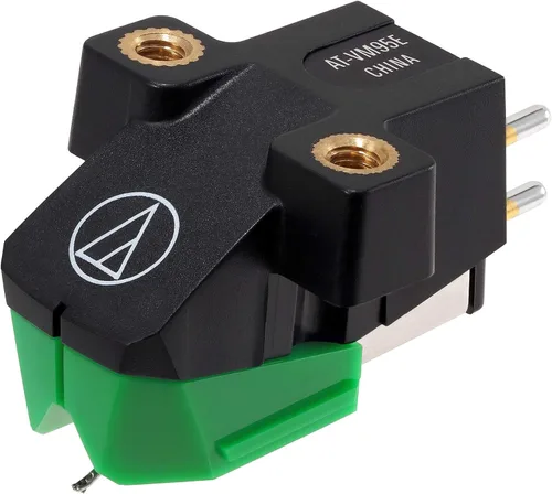 Miniatura 2 de Audio-Technica AT-VM95E Cartucho de Tocadiscos de Imán Móvil Dual Verde