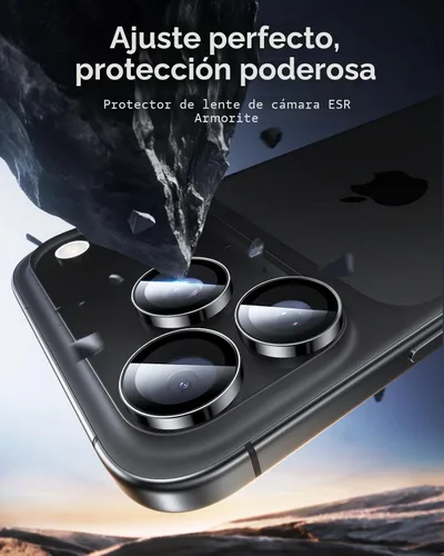 Miniatura 2 de ESR Protector de lente de cámara para iPhone 17 Pro Max, 17 Pro, 16 Pro Max, 16 Pro, 15 Pro Max, 15 Pro, 14 Pro Max, 14 Pro, 14 Pro, protectores