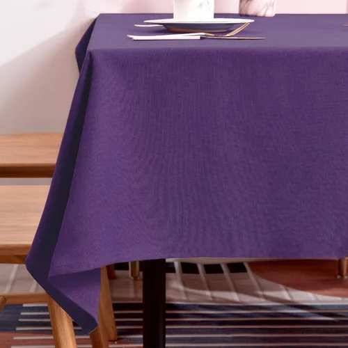 Miniatura 21 de BALCONY & FALCON Mantel Rectangular Estilo Jacquard Resistente al Agua Cubierta de Mesa para Comedor Cocina Café Fiestas y Uso al Aire Libre